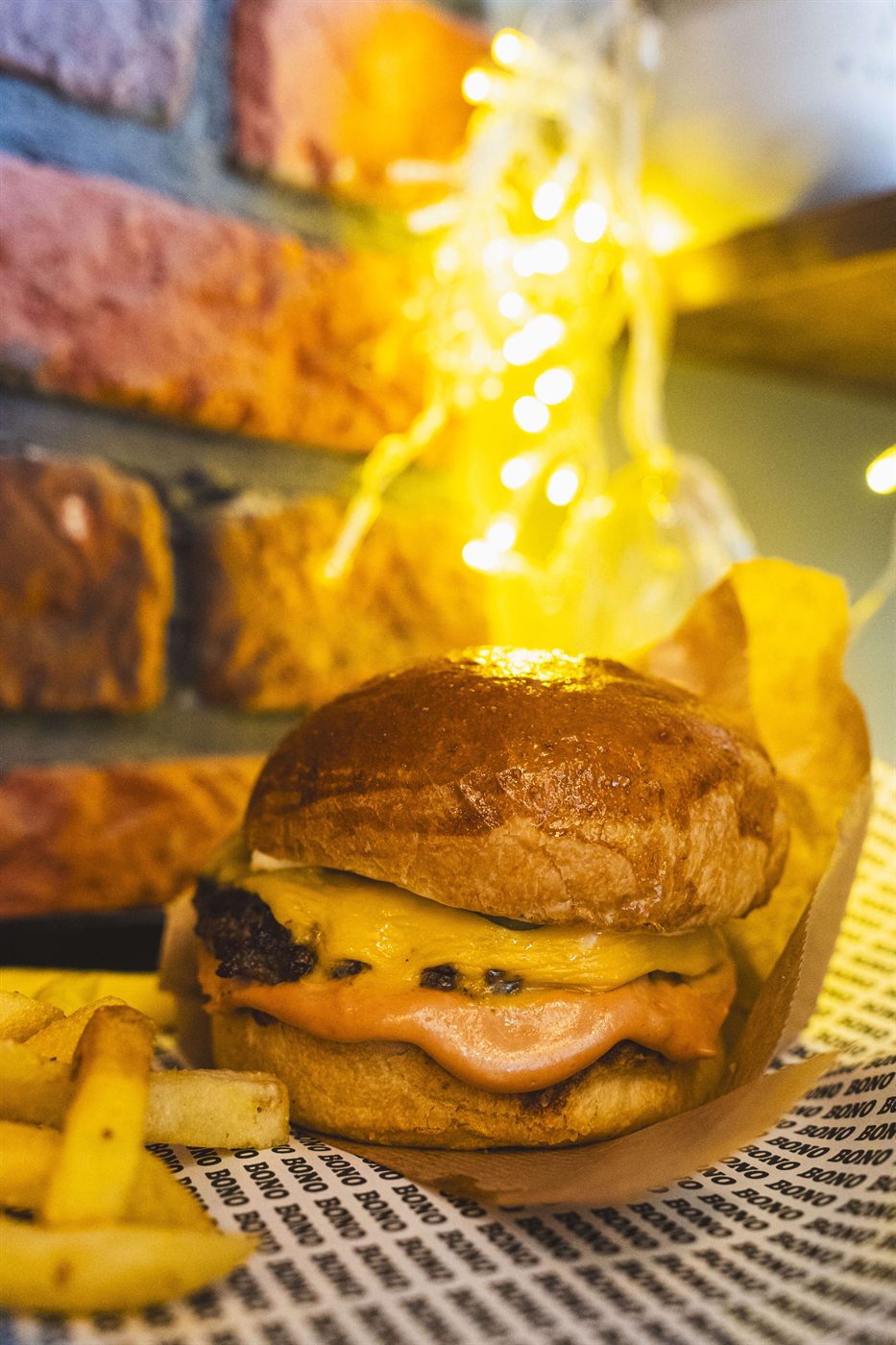 CHEESY burger